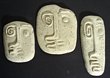 Abstract ceramic face tiles