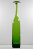 Blenko #6937 Olive Flat Top Bottle