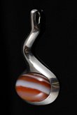 Nill Sterling and Agate Pendant