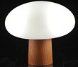 Laurel teak Mushroom Lamp