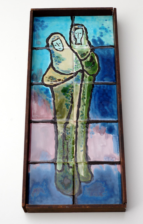 Framed Tile Art - old