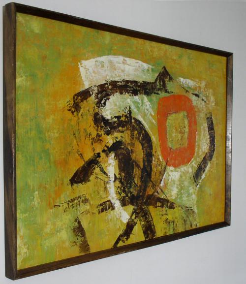 Abstract Oil on Canvas