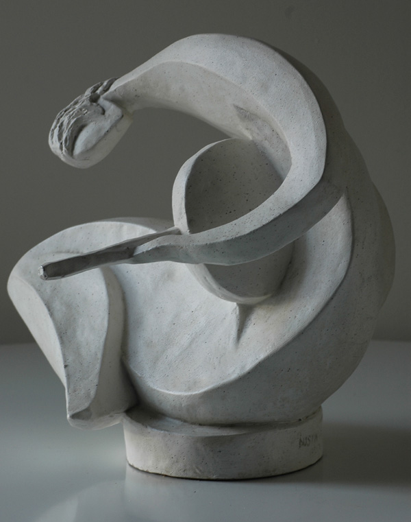 D Fisher Guitarist Sculpture
