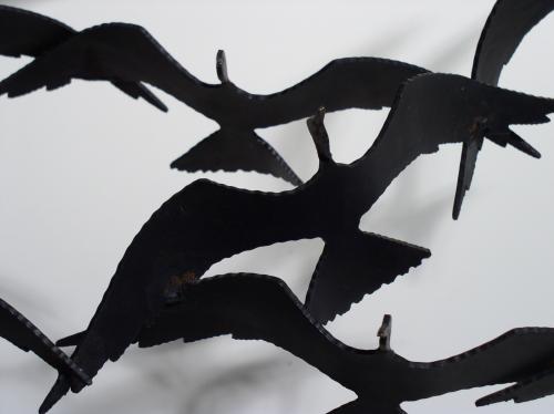 Bijan Metal Seagull Sculpture