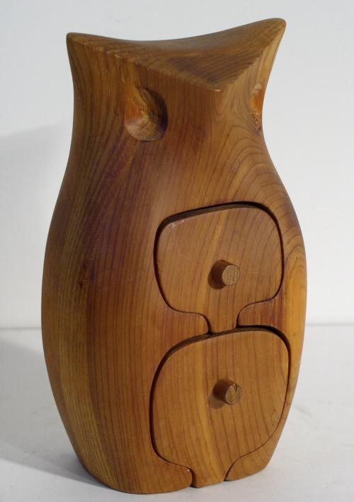 Deborah D Bump Owl Sculpture