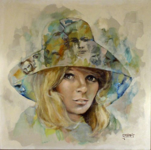 Gallant Oil on Canvas Portrait