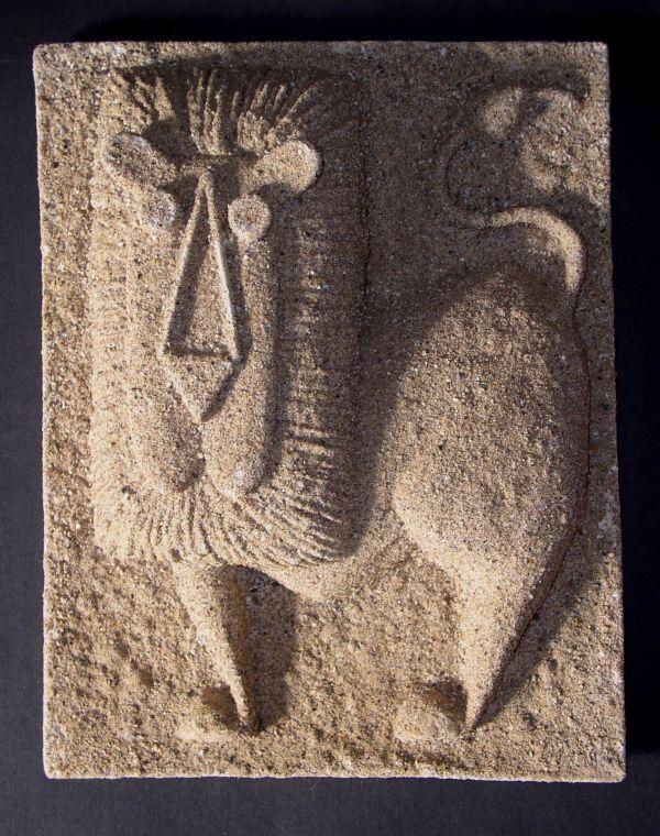 1972 Cast Lion Plaque