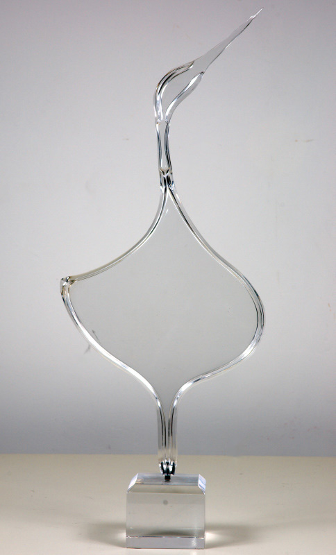 Lucite Bird Sculpture