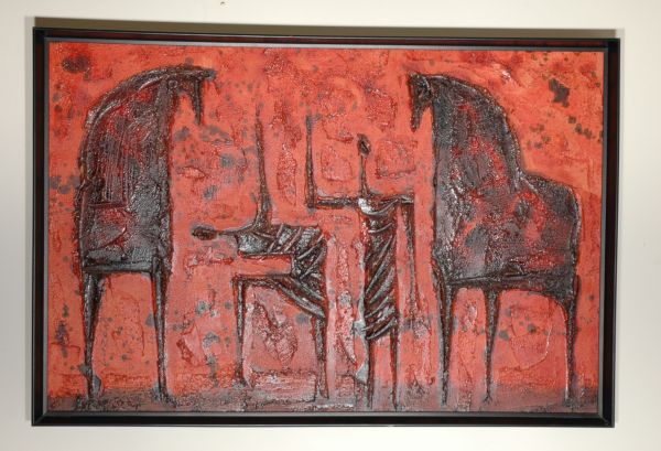 Abstract by Luzon - Oil on Canvas