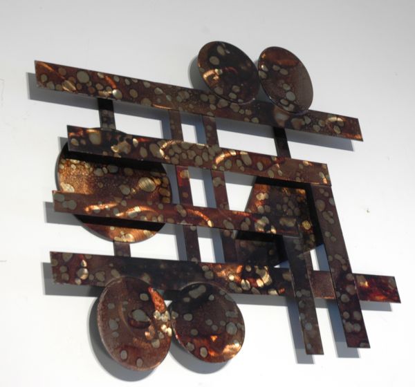 Welded steel metal wall Art