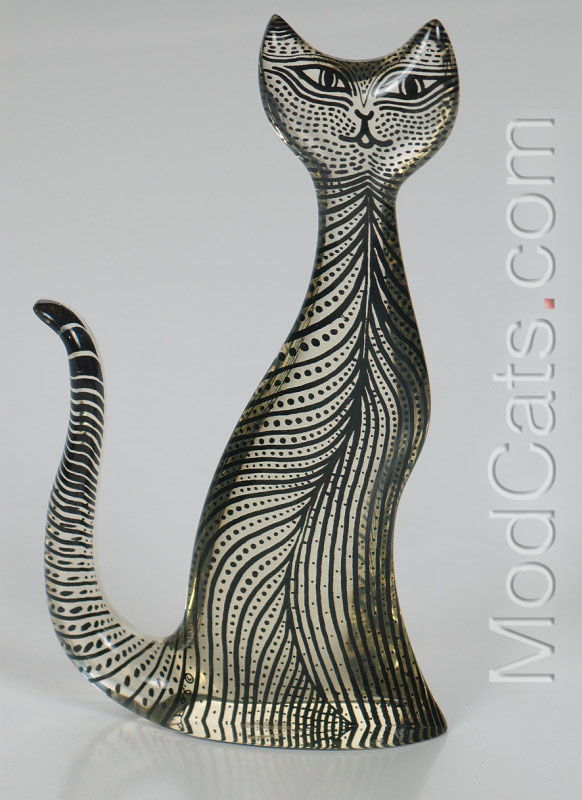 Lucite/Acrylic PAL Cat - Brazil