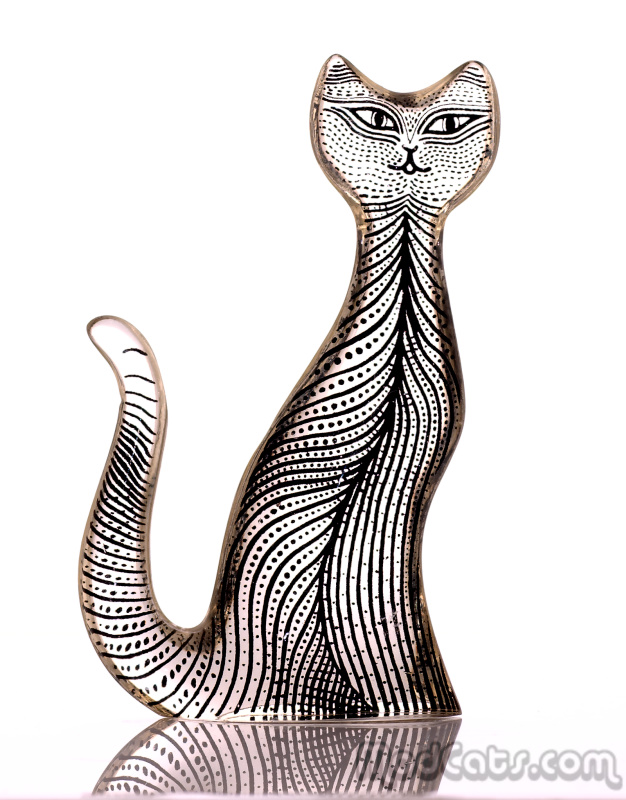 Palatnik - Lucite Cat (sitting)