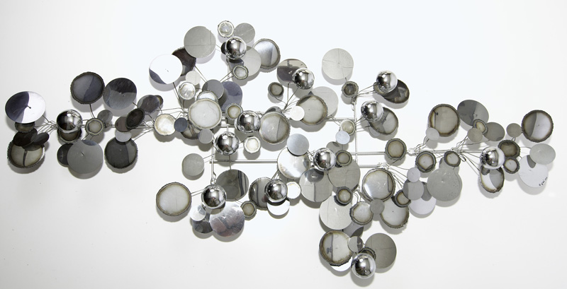 C Jere Chrome Raindrops Sculpture