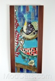 Still life framed ceramic tiles