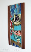 Still life framed ceramic tiles