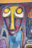 Large Vintage Mixed Media Art