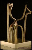 F. Defenfe Brass Horse Sculpture
