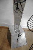 Unique Chromed Steel Sculpture