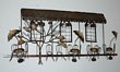 Welded Metal Wall Art - Cafe Scene