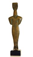 Modern Woman sculpture - Bronze