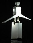 MOD Chrome Gymnast Sculpture