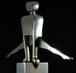 MOD Chrome Gymnast Sculpture