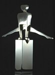 MOD Chrome Gymnast Sculpture