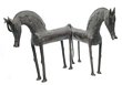 Abstract Horse sculptures