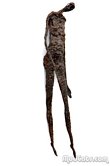 Metal woman sculpture