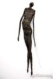 Metal woman sculpture