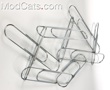 Jere Chrome Paper clips Sculpture