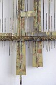 Large vintage Jere Bridge Metal Art Sculpture