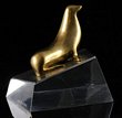 Loet Vanderveen Bronze Seal Sculpture