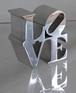Robert Indiana mini Love Sculpture