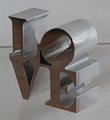 Robert Indiana mini Love Sculpture