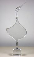 Lucite Bird Sculpture