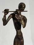 Bronze Musician Figure Sculptures