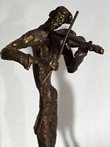 Bronze Musician Figure Sculptures