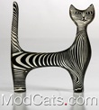 Palatnik - Large standing Lucite Cat