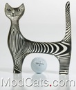 Palatnik - Large standing Lucite Cat