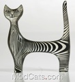 Palatnik - Large standing Lucite Cat