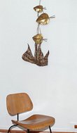 Welded Metal Wall Art Fish Sculpture