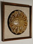 Tom Tru Framed Ceramic Sun-face