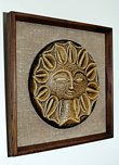 Tom Tru Framed Ceramic Sun-Face