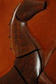 Wooden Horse Sculpture #2/3