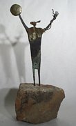 Bill Worrell - Metal Shamaness Sculpture 1990