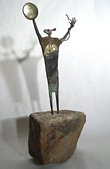 Bill Worrell - Metal Shamaness Sculpture 1990