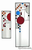 Frank Lloyd Wright style Glass Panels