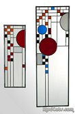Frank Lloyd Wright style Glass Panels