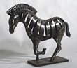 Metal Zebra Sculpture